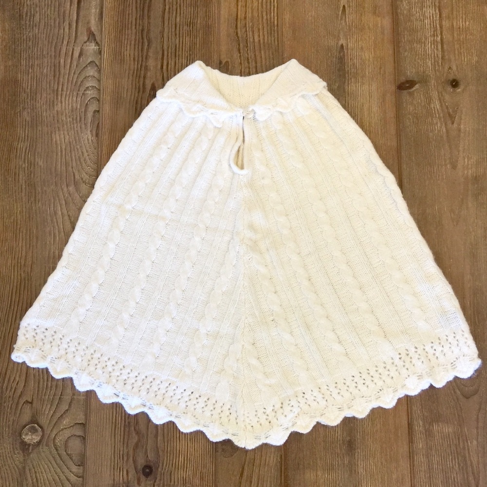 BCBG MAXAZRIA Poncho - Light Cream